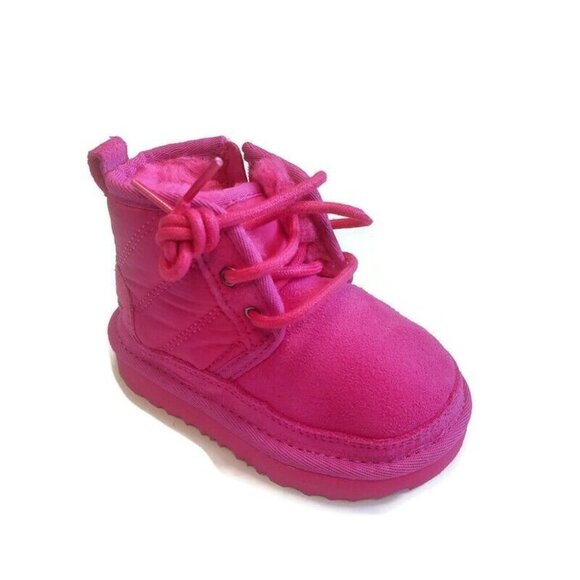 UGG Neumel II LTA Ankle Chukka Boot Toddler Size 6 Age 1-3 Rock Rose 1136853T - Picture 1 of 8